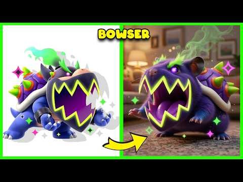 The Super Mario Galaxy Movie Character as as hamsters🍄 Mario Movie Quiz: Yoshi, Peach, Bowser, Daisy