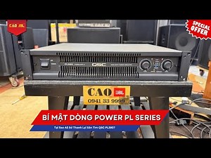 Why are AE Sứ Thanh searching for the QSC PL380? The secrets of the PL Series power amplifiers ||...