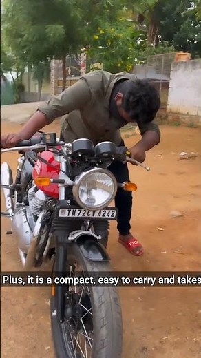 Protect Your Bike in Seconds – Disc Lock Explained #motorcycletips #automobile