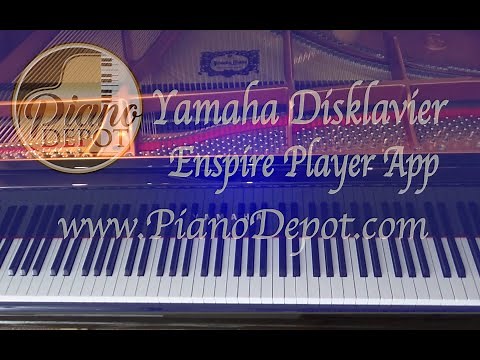 Overview of the Yamaha Disklavier Enspire Player Piano App