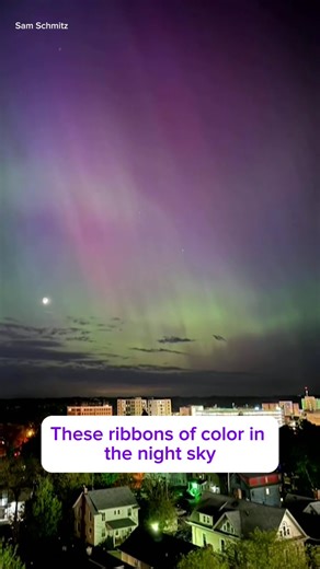 An unusually strong solar storm is making the northern lights, also known as the aurora borealis, visible in places you wouldn't normally see them. Americans across the U.S. can see the ribbons of color in the night sky throughout the weekend. | CBS Mornings