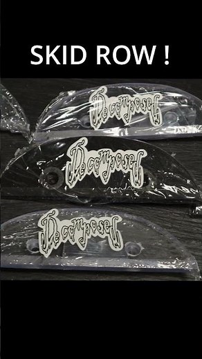 Skateboard skid plates by DECOMPOSED Skateboards