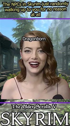 The average Skyrim NPC experience #shorts