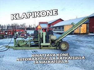 Klapikone - automaattinen katkaisu ja halkaisu
