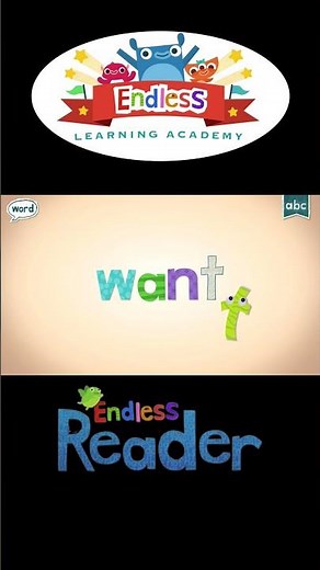 Let's Learn the Letter W and the Word Want with Endless Reader | Part 1 #educational #endless #abc