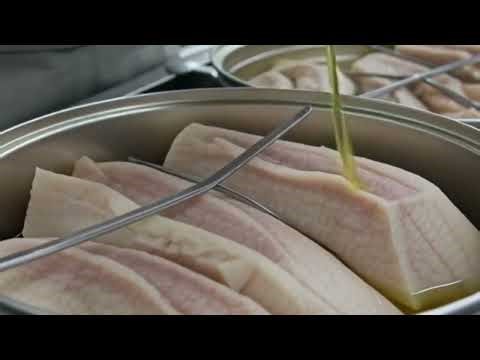 Inside the canning factory: from raw skin to first-class edible fish (complete process)