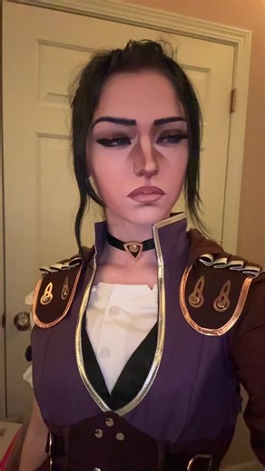 i will cosplay again soon guys !! #wlw #caitlyn #arcane
