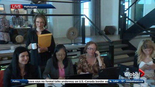 Global News Morning Calgary's Leslie Horton announces the winners of the Foothills Hospital Home Lottery which is raising money this year for newborn health at four Calgary hospitals. | Global Calgary