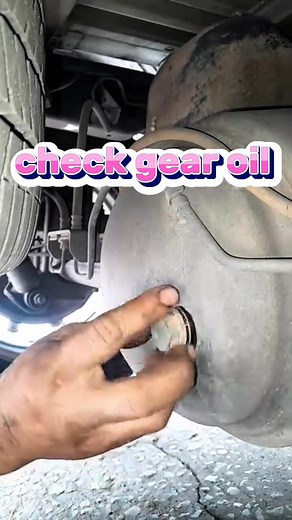 Check differential gear oil #gearoil | Lujeno Ugpo