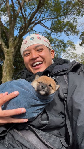 Kantaro San | DAY1🐾🇯🇵 New chapter begins from today! I’ll be walking all around Japan with Shiba Inu😆 Stay tuned, countless adventures await us! | Instagram