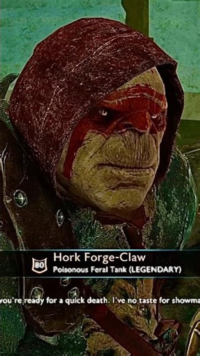 Hork Forge-Claw🧪 #middleearthshadowofwargameplay#lordoftherings #shadowofwar #gaming #explore