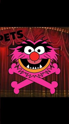 the Muppets ( animal) sticker design