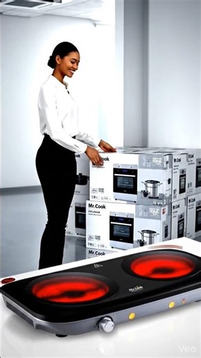 No Gas Needed! Electric Stove for Home🥰😱#kitchen #utilityproducts #gasstove #stove#ecostove#stovetop