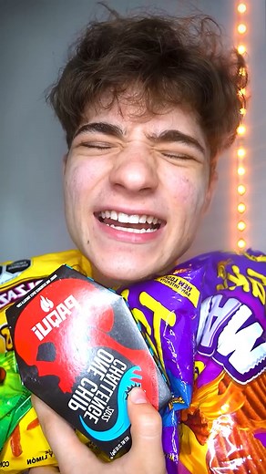 Which Spicy Snack has the best Crunch? #challenge #spicyfood #asmr | Spizee