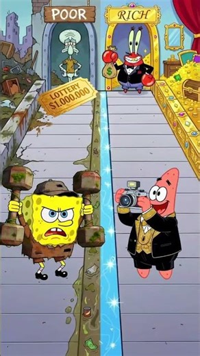 Arm gegen Reich - SpongeBob gegen Patrick Star