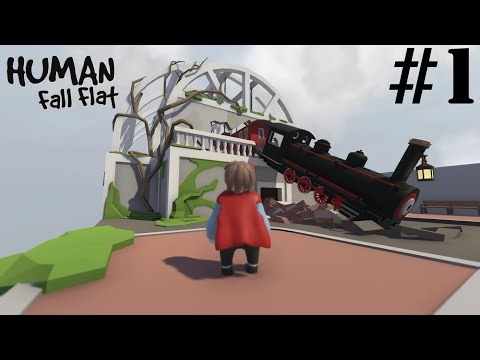 #1 Human: Fall Flat – Hilarious Puzzle Adventure | Funny Gameplay Walkthrough 2025 - Train Map