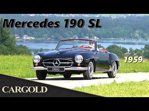 Mercedes 190 SL, 1959, high-quality restored roadster with a very elegant appearance