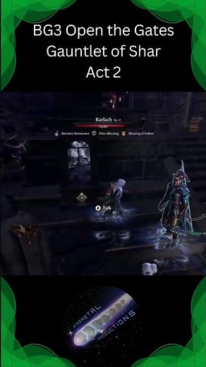 BG3 Hints and Tips BG3 Open the Gates Gauntlet of Shar Act 2 #baldursgate3