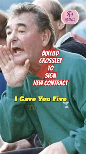 Hilarious Story of Brian Clough making Mark Crossley take over his daughter' s payment plan