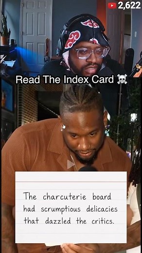 Can You Read with no mistakes? Read The Index Card... #reaction #funny #indexcardchallenge