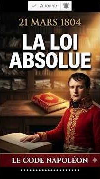 Comment Bonaparte a t il pris le contrôle total de la famille française le 21 Mars 1804 ?