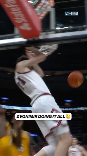 FOX College Basketball on Instagram: "Zvonimir Ivišić off the OOP for @illinimbb 💥"