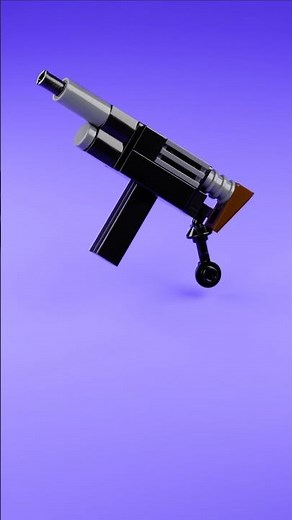 LEGO Submachine Gun 🔥 MOC Mini Bricks Weapon Build