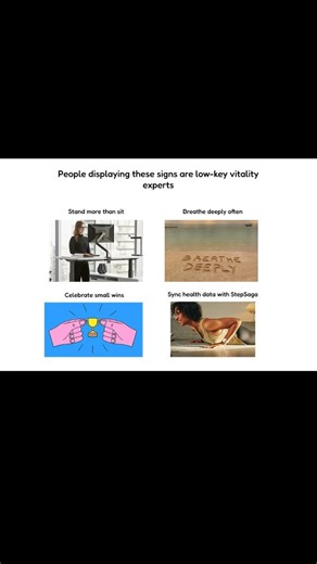 Start doing these 4 things to become a vitality expert. Try our app for free to help!Link in bio :)