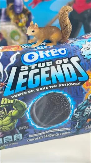 Oreo Stuf of Legends Avengers Blue Creme Cookie! #oreo #cookies #theavengers
