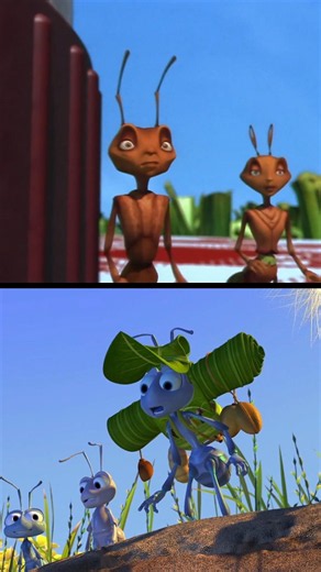 Antz (1998) vs A Bug's Life (1998) #shorts