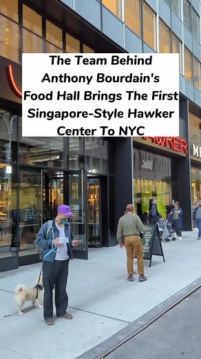Exploring Anthony Bourdain's International Food: Singapore Food Court Grand Opening