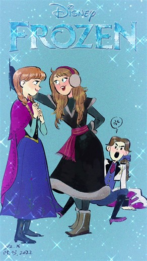 Different love story #myart #art #disney #disneyprincess #lgbtq #frozen #beautyandthebeast #brave #rayaandthelastdragon