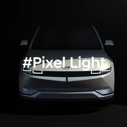 The interplay of Parametric Pixels represents the visual identity of the Hyundai IONIQ 5. A cutting-edge parametric pixel lights are integrated on both the front and rear. The front pixelated lights provide an unmistakable light signature unique to Hyundai IONIQ 5. These small cubic light clusters also appear at the rear of the vehicle giving it a distinctive look. #Hyundai #HyundaiIndia #HyundaiIONIQ5 #BeyondMobility #Poweryourworld #Technology | Hyundai India
