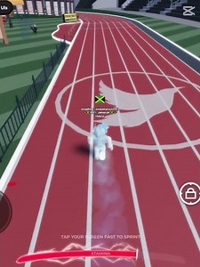 100M Dash In Track And Field Infinite #viral#subscribe#shorts#sprint#running#roblox
