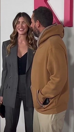 Adam Sandler attends 'Kinda Pregnant' premiere with wife Jackie Sandler in NY #shorts