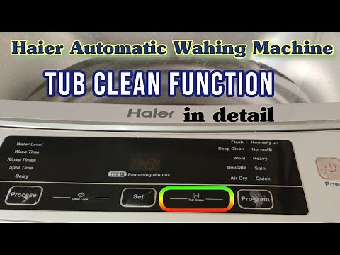 Tub Clean Haier Washing Machine