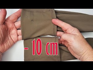 ⭐How to shorten leggings by 10 cm and repeat the branded seam