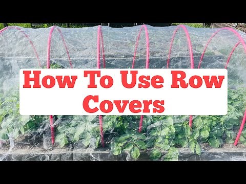 How To Use Row Covers in Your Garden | DIY Row Covers For Garden | Complete Beginner's Guide