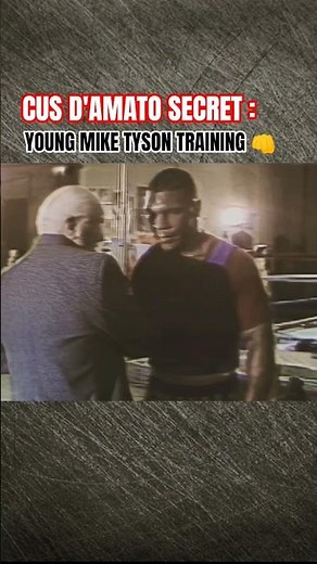 Cus D'amato secret: young Mike Tyson training🥊 #motivation #miketyson