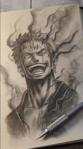How to Draw Zoro like a PRO! Step-by-Step Anime Art 🎨