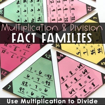 Multiplication and Division Fact Families