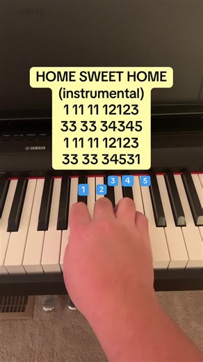 Home Sweet Home Piano Tutorial and Cover
