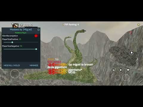Mod menu Dinos online 9.3.0 SizeHack