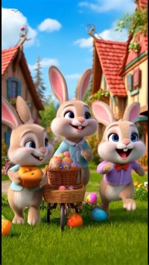 The Cutest Easter Egg Hunt! 🐰🥚 #cartoon #funny