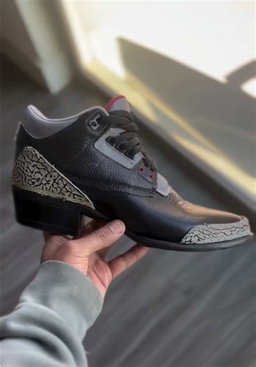 What are we calling these?! Custom AJ3 Retros by Andy Martinez. Discover your next sneaker on the #goatapp now.