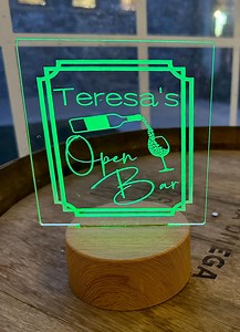 Custom Acrylic LED Light - Etsy