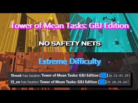 Tower of Mean Tasks: GBJ Edition COMPLETION (EXTREME) | Roblox EToH