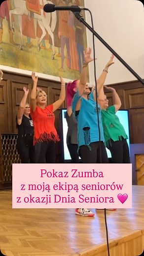 15 reactions | POKAZ ZUMBA z seniorami z okazji Dnia Seniora 勺 #Senior #Zumba #taniec | Monika Zdunek- dance & fitness instructor | Facebook
