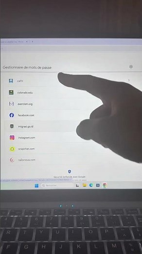 Astuce pour retrouver tout tes mot de passe enregistrés #motdepasse #password #google