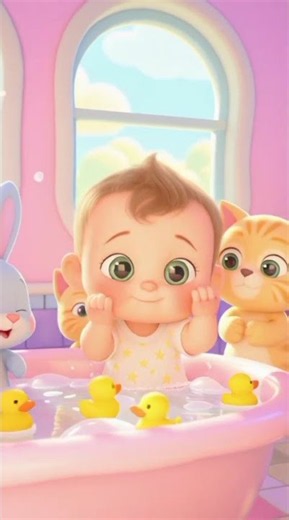 Bath Time Bubbles! | Bumble & Friends | Nursery Rhyme #shorts